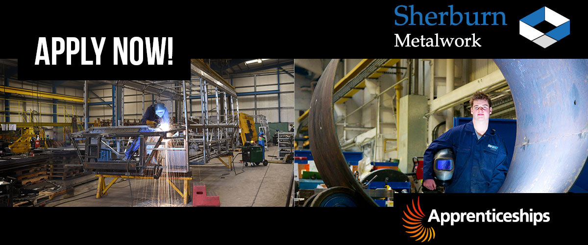 Sherburn engineering apprenticeship banner